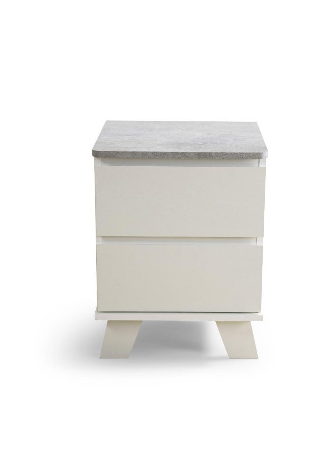 Pan Home Premier Nightstand With 2 Drawer - White  - Image 4