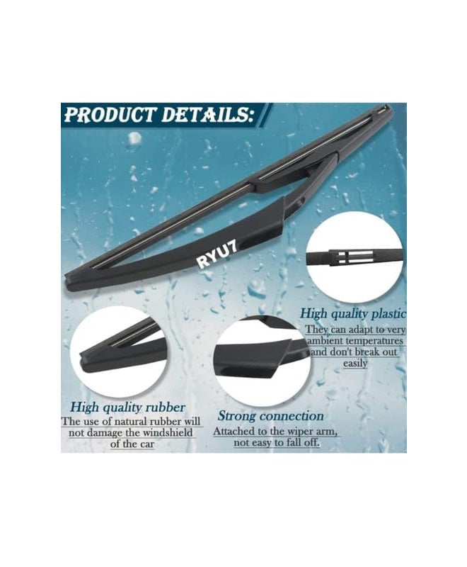 RYU7® Rear Wiper Only Blade Exact Fit Design compatible with Tata Bolt (Pack of 1) - Image 3
