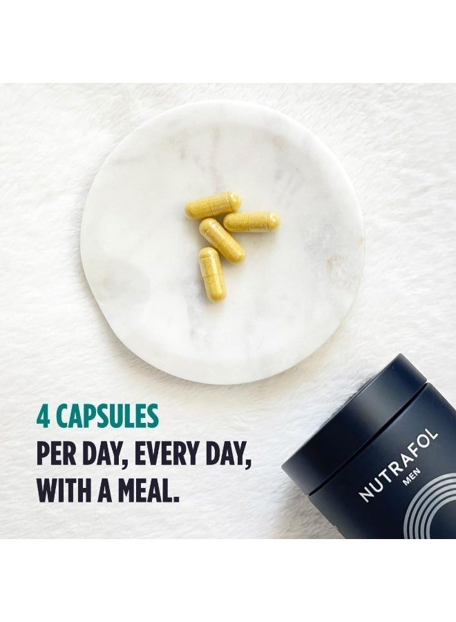 Nutrafol Men's Hair Growth Supplements, Clinically Tested for Visibly Thicker Hair and Scalp Coverage, Dermatologist Recommended - 1 Month Supply - Image 2