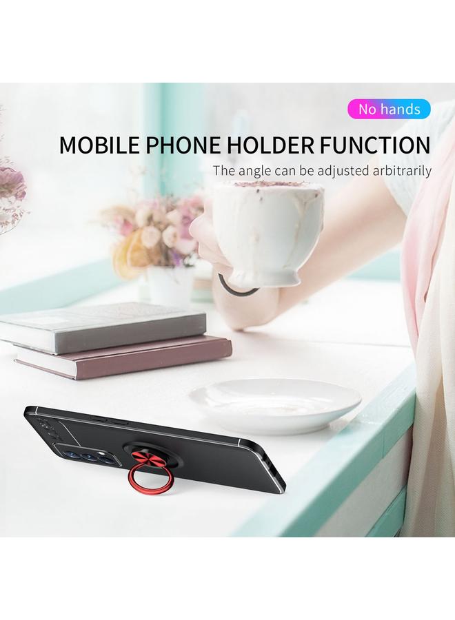 اس-توب جراب لهاتف OPPO Realme GT Master مزود بحلقة معدنية دوارة 360 درجة مع جراب TPU - Image 4
