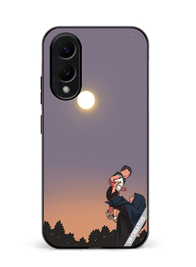 VR CREATIVE Protective Case Cover For Samsung Galaxy S25 Edge Last Child Design Multicolour