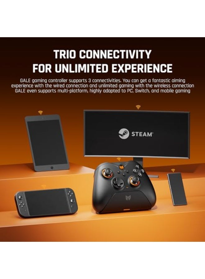 BIGBIG WON Gale Hall Wireless Motion Control Joysticks & Triggers - 3 Pairs Thumbsticks, PC & Mobile Game Controllers for Switch/PC/iOS/Android - Image 3
