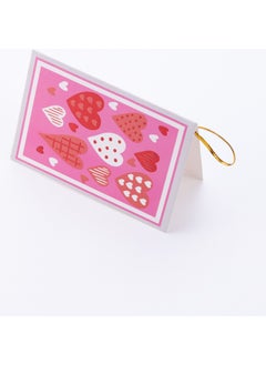 Valentine's Day Themed Greeting Card, 10X7 Cm, Patterned Hearts - pzsku/Z51598D6F6CE332B6F05BZ/45/_/1725794880/9c3d1118-357e-4d45-ada5-311477915e94