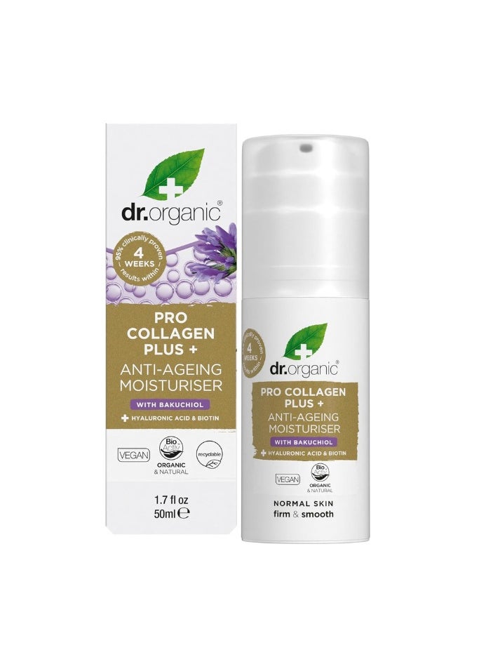 dr.organic Dr Organic Pro Collagen Plus Bakuchiol Cream 50ml 