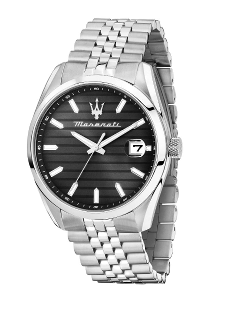Maserati Men's Black Multi Finishing Dial Stainless Steel Watch - 43 MM - R8853151026 - Image 1