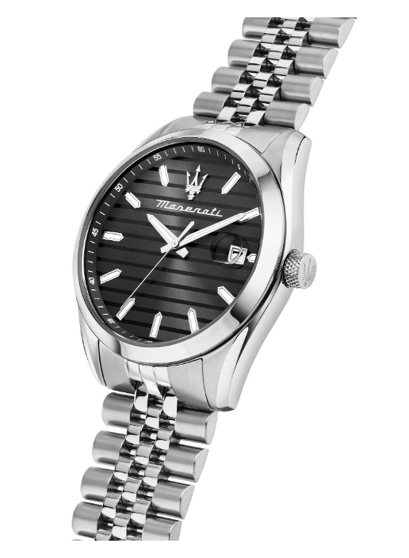 Maserati Men's Black Multi Finishing Dial Stainless Steel Watch - 43 MM - R8853151026 - Image 5