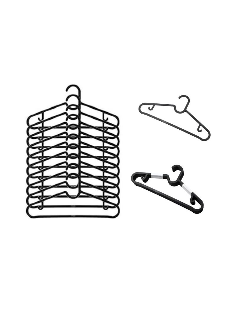 شماعة اسود -10 قطع  - Image 2