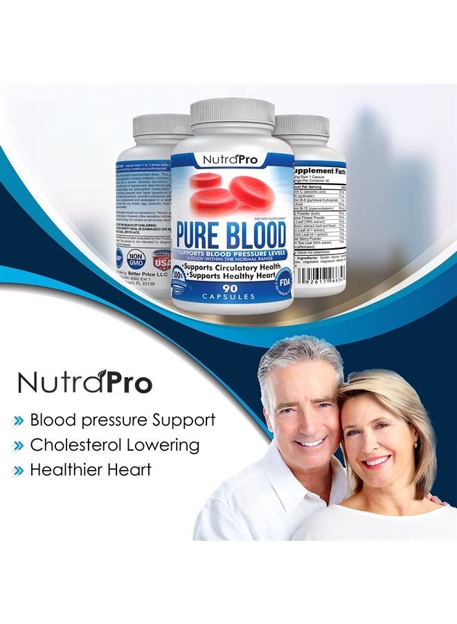 NutraPro Blood Pressure Supplements – Healthy Heart,Cholesterol Level, Blood Pressure Support.with Hawthorn.Blood Pressure Pills for Natural Anti-Hypertension and Remain in BP Zone.90 Capsules - Image 2