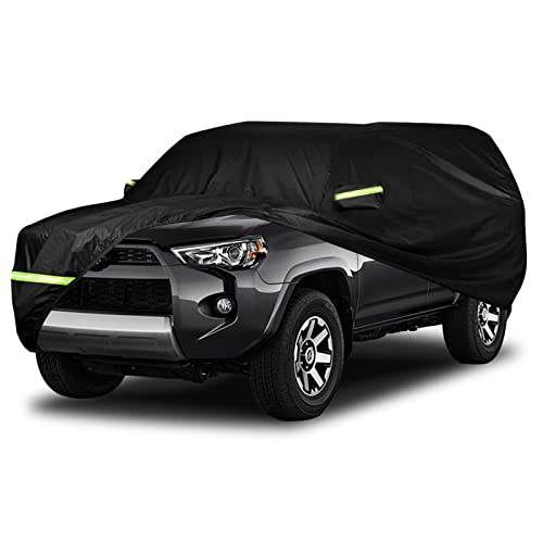 SPORTULI Waterproof Car Covers Replace for 2002-2025 Toyota 4runner, 6 Layers All Weather Custom-Fit Outdoor Full Car Covers with Zipper Door for Snow Rain Dust Hail Protection (4Runner) - Image 1