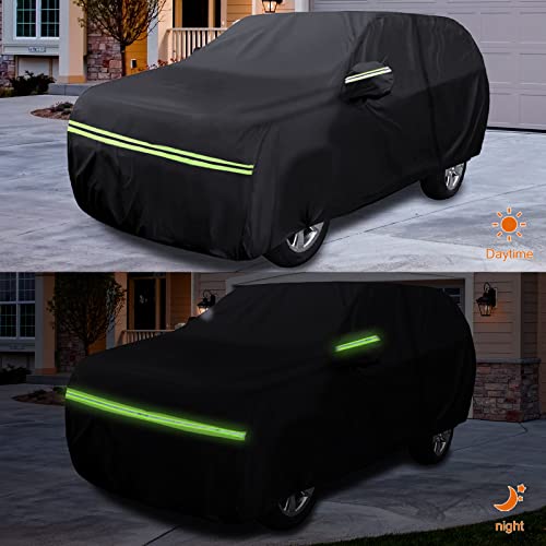 SPORTULI Waterproof Car Covers Replace for 2002-2025 Toyota 4runner, 6 Layers All Weather Custom-Fit Outdoor Full Car Covers with Zipper Door for Snow Rain Dust Hail Protection (4Runner) - Image 4