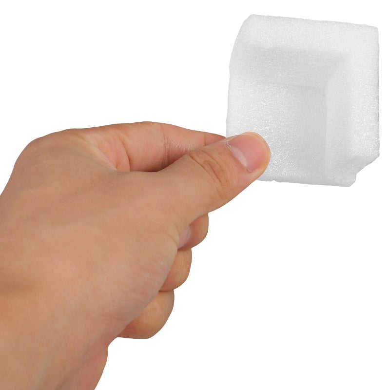 50x50x50mm White EPE Foam Corner Protectors 12 Pack Furniture Edge Guards For Shipping Moving Packaging - Image 5