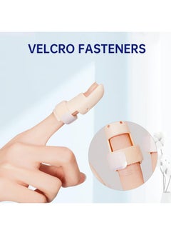ECVV ECVV 3PCS Mallet Finger Splint Support, Finger Splint Brace Plastic Finger Support Protector for Basketball Finger Joint Protection, 3 Sizes  - Image 2