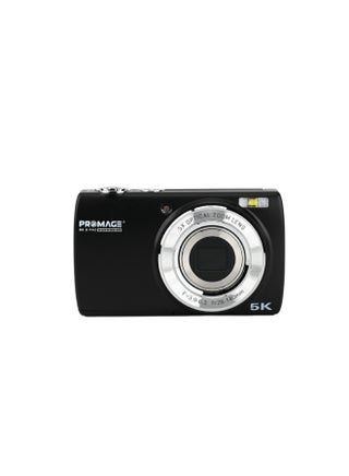 Promage 5K Ultra HD+ Digital Camera for Photography and Vlogging - Dual Camera, 5x Optical Zoom, Touch Display, Face Detection, 1050mAh Battery, Supports SD Card (PC-275) - Black - pzsku/Z515A2C978AE5052A6CF9Z/45/1751017194/6cedf19d-cec4-45ff-8ee3-99e276b641a7