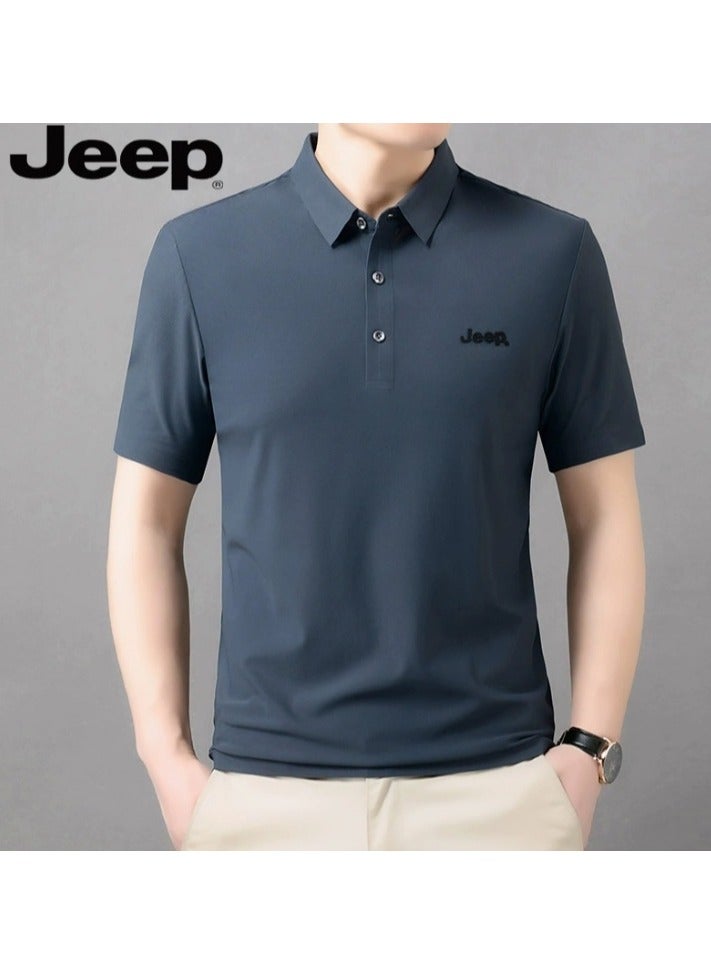 Jeep New Thin Cool And Breathable POLO Shirt  - Image 1