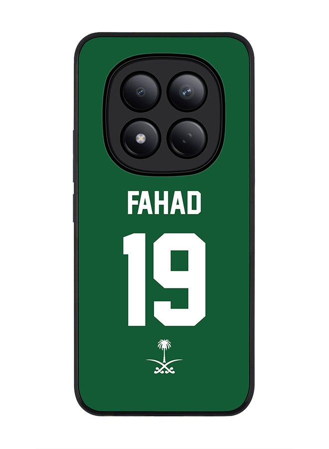 For Xiaomi Redmi Note 15 Pro 4G Case,Slim fit Camera Protection, Shockproof Thin Phone cover  - Football - Saudi Arabia,  Fahad
