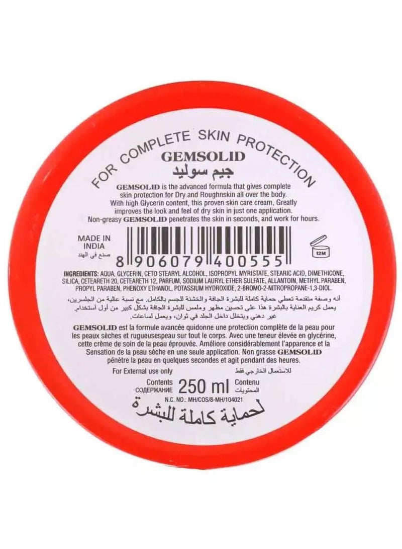 Glycerin Gemsolid Glycerin Cream For Complete Skin Protection Body Cream- 250ml - Image 2