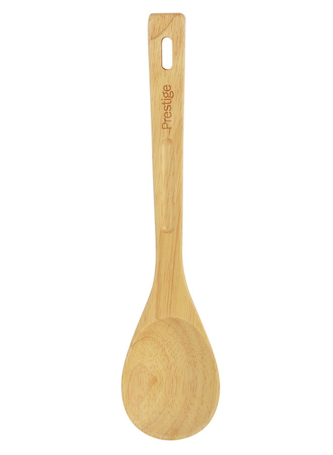 Prestige Wooden Ladle Beige 33.5x7.1cm - Image 1