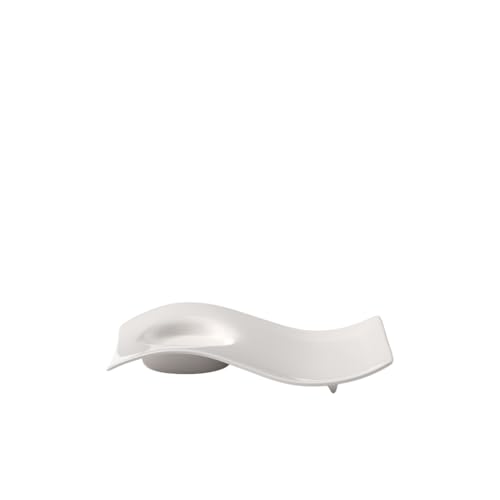 Villeroy & Boch New Wave Cafe Large Party Plate, 8.5 x 6.5 in, Premium Porcelain, White - Image 2