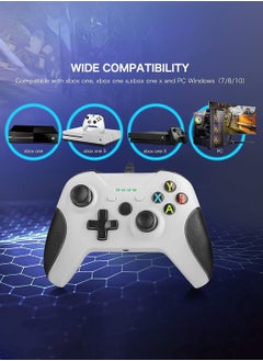 LEOKOR وحدة تحكم سلكية لـ Xbox One/Xbox Series X|S، وحدة تحكم Xbox سلكية مع اهتزاز مزدوج ومقبس صوت، وحدة تحكم Xbox USB سلكية لـ Xbox 1X/S/Series S|X/PC (Win7/8/10)  - Image 2
