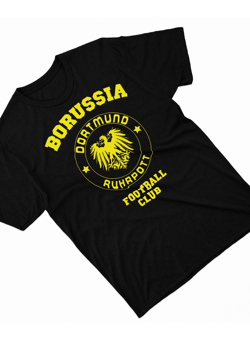 Fashion World Cotton T-shirt Printed with High-quality Dortmund club - Image 2