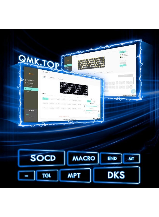 ATTACK SHARK X68MAX HE Rapid Trigger CNC Aluminum Keyboard Magnetic Switch with C01Ultra RGB 8KHz CNC Aluminum Magnetic Keyboard With 0.005mm RT Accuracy, Support RT/Snap Tap/DKS/MT/TGL  - White Contour - Image 3