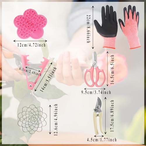 FEICUIBEXI Rose Stripper Thorn Remover Tool 6Pcs Floral Thorn Remover Tool Set Florist Supplies - Image 2