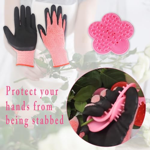 FEICUIBEXI Rose Stripper Thorn Remover Tool 6Pcs Floral Thorn Remover Tool Set Florist Supplies - Image 5