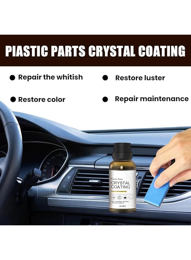 Excefore 2Pcs Crystal Coating For Automotive Plastic Parts - Long-Lasting Restorer And Refresher Agent For Car - Image 5