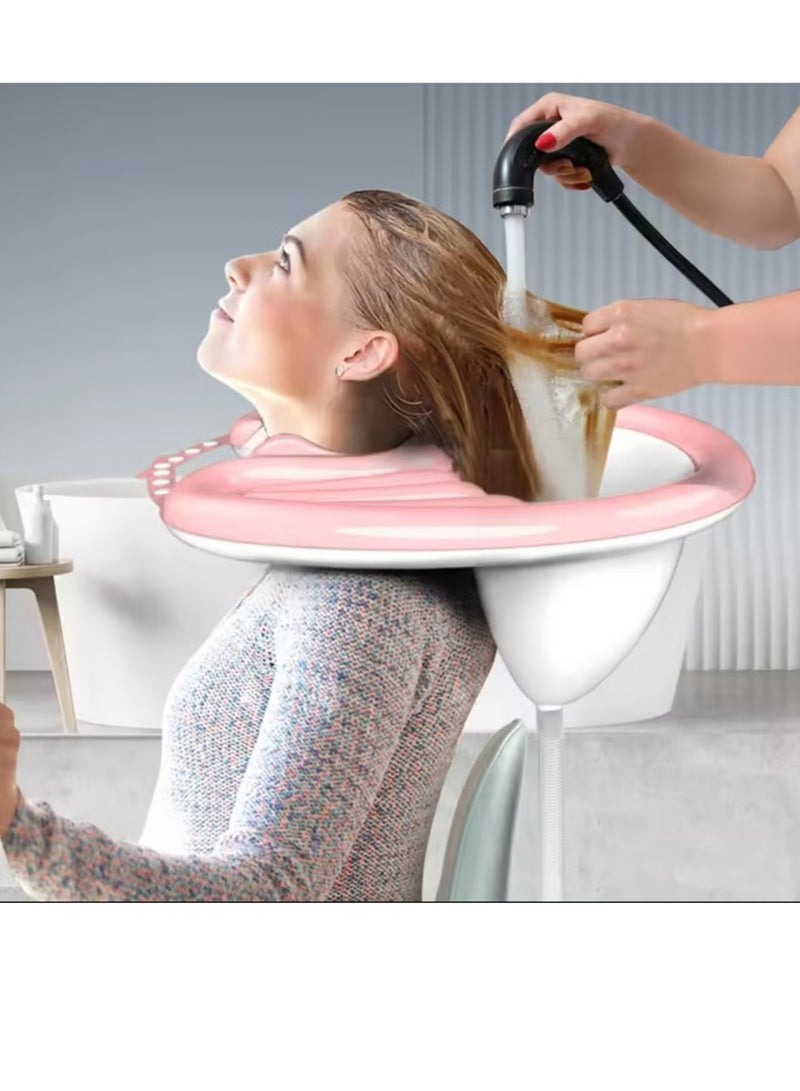 Inflatable Washing Hair Basin, Portable Shampoo Bowl for The Elderly, Disabled, Bedridden and Handicapped, Portable Hair Washing Sink for Pregnant Woman - Image 1