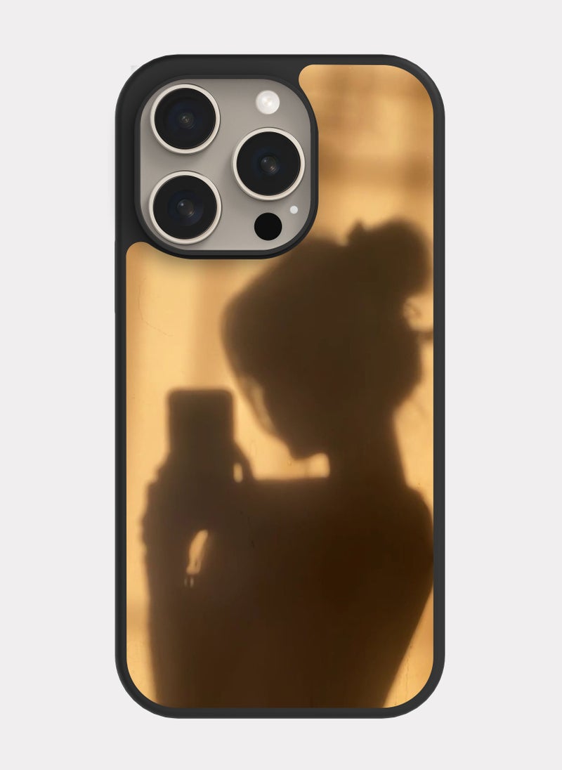 بكسلات كفر ايفون 15 برو جذاب رمادي بيج - Image 1