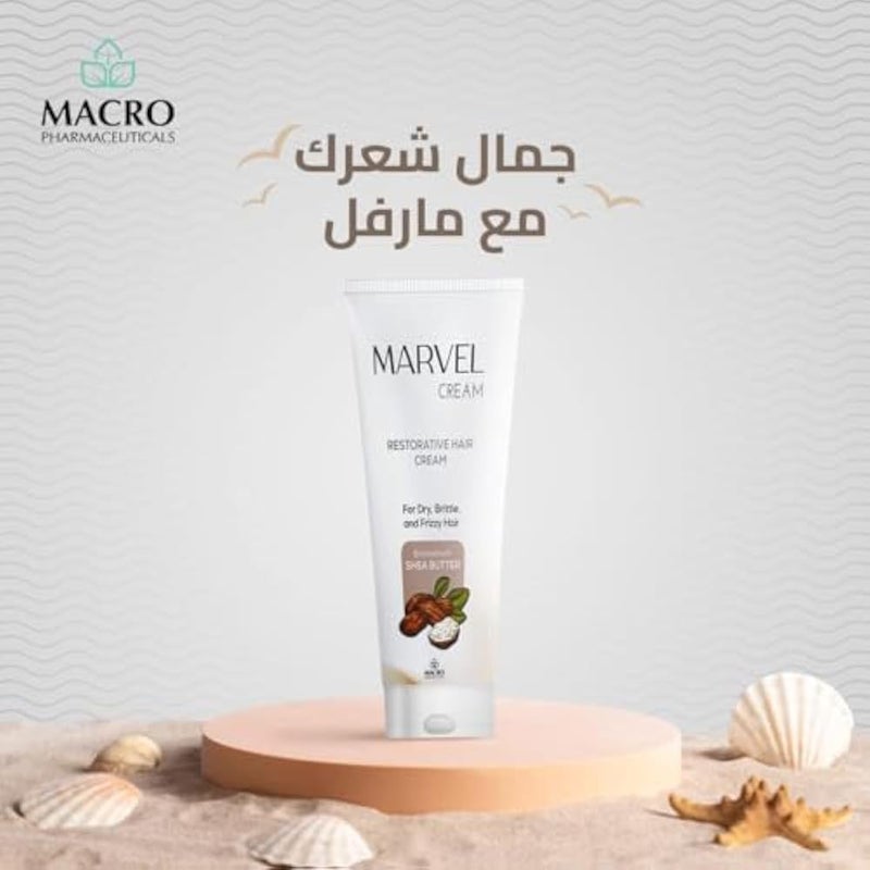 Macro marvel restorative hair cream enriched with shea butter 100gm - Image 3