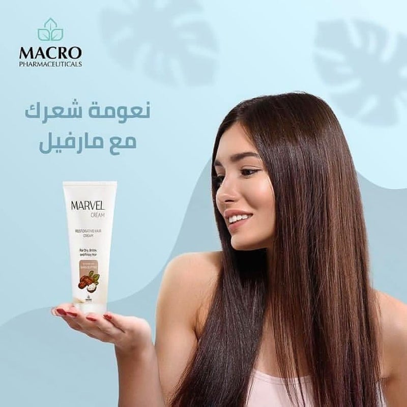 Macro marvel restorative hair cream enriched with shea butter 100gm - Image 4