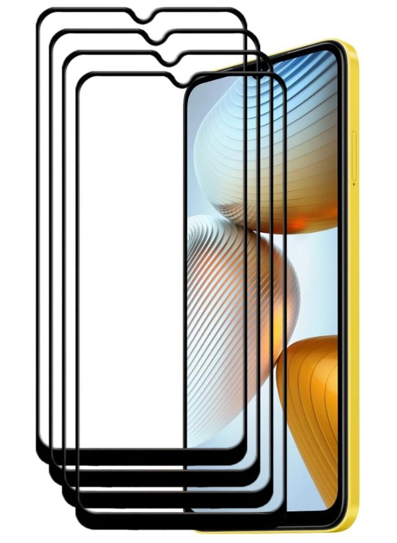 ACLIX 4 Pieces Antistatic ESD Dustproof Premium Quality High Definition Tempered Glass Screen Protector Designed For Xiaomi Poco M4 5G - Image 1
