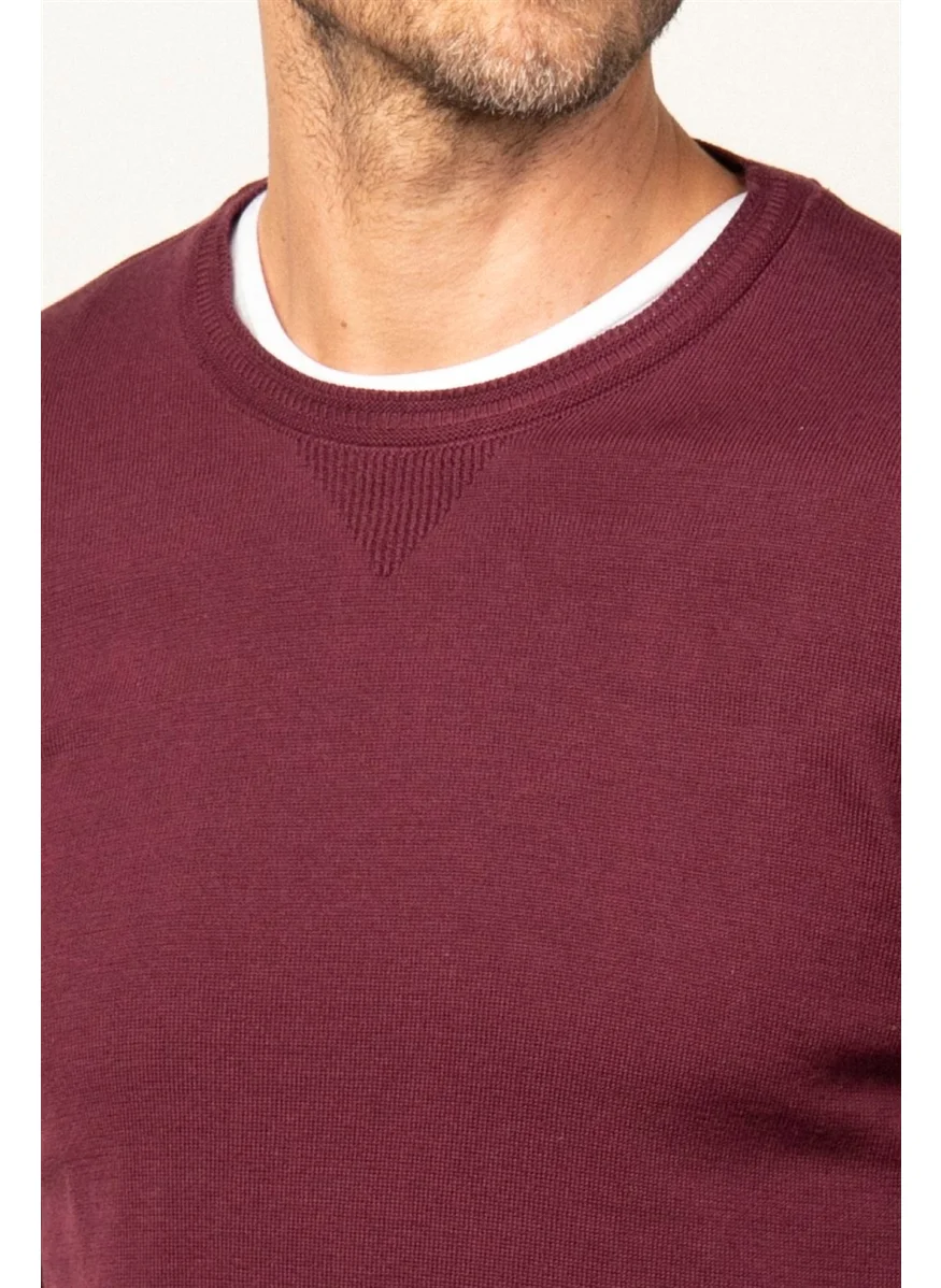 Tudors Slim Fit Narrow Cut Crew Neck Men's Sweater