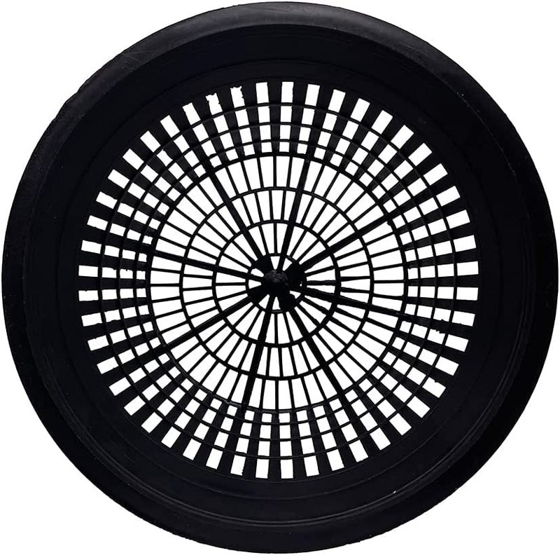 Tim Tim Agro 12 Pack 8 Inch Orchid Flower Net Pot Black Heavy Duty Net Cups-Hydroponic Self Watering Wick 12 Plant Labels Bucket Insert Orchid Vegetable Garden Growing Netted Baskets Slotted Mesh - Image 4