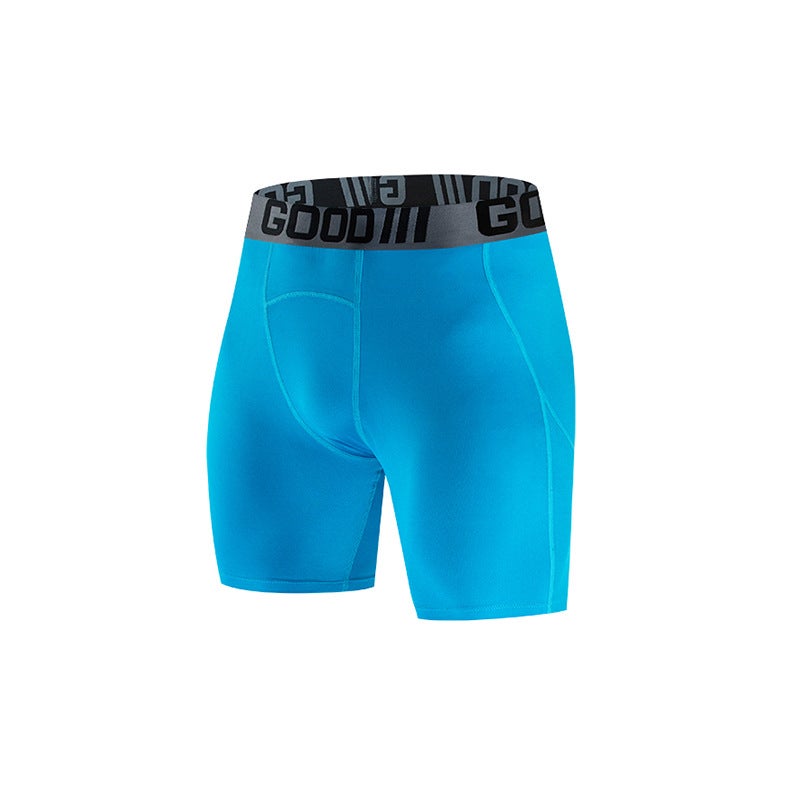 Sports Tight Shorts Men'S Fitness Running Stretch Basketball Football Base Training Compressed Pants Track And Field - Image 4