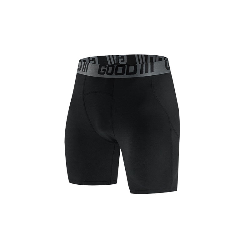 Sports Tight Shorts Men'S Fitness Running Stretch Basketball Football Base Training Compressed Pants Track And Field - Image 3