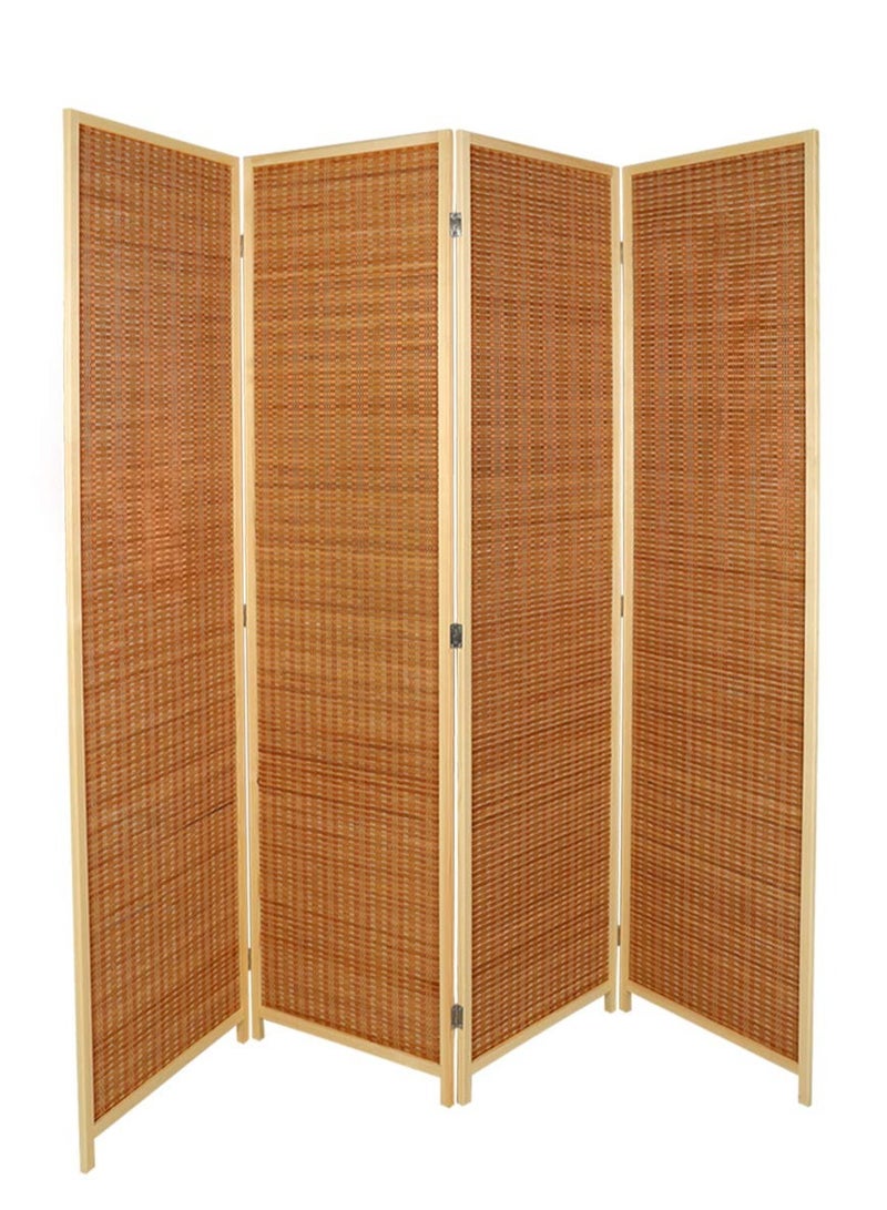 LINGWEI Room Devider Wooden Room Partition Multicolour  - Image 1
