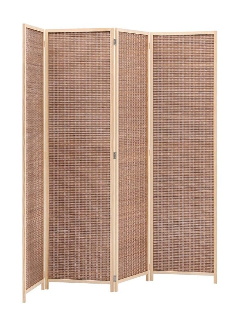 LINGWEI Room Devider Wooden Room Partition Multicolour  - Image 4