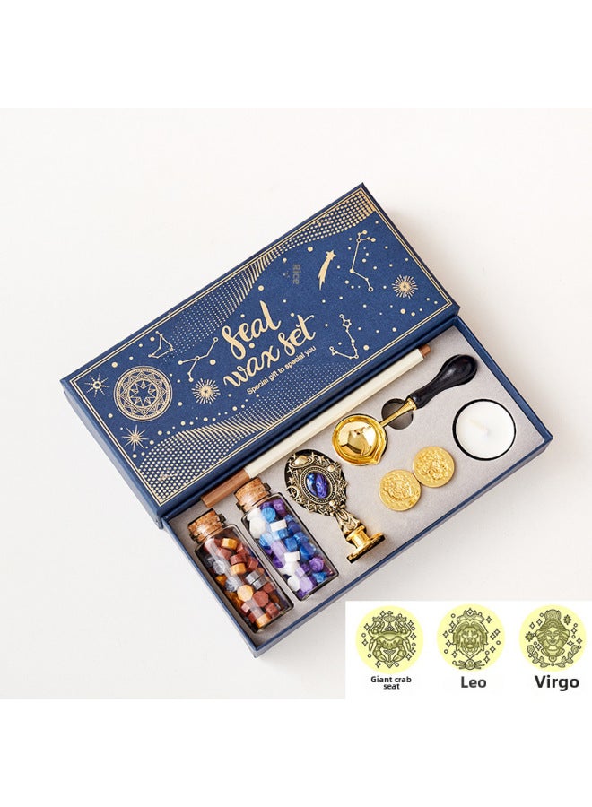 BLOT Fire Paint Seal Full Set Of Source Manufacturers Envelope Sealing Wax Creative Star Fire Paint Wax Grain Set - Image 1