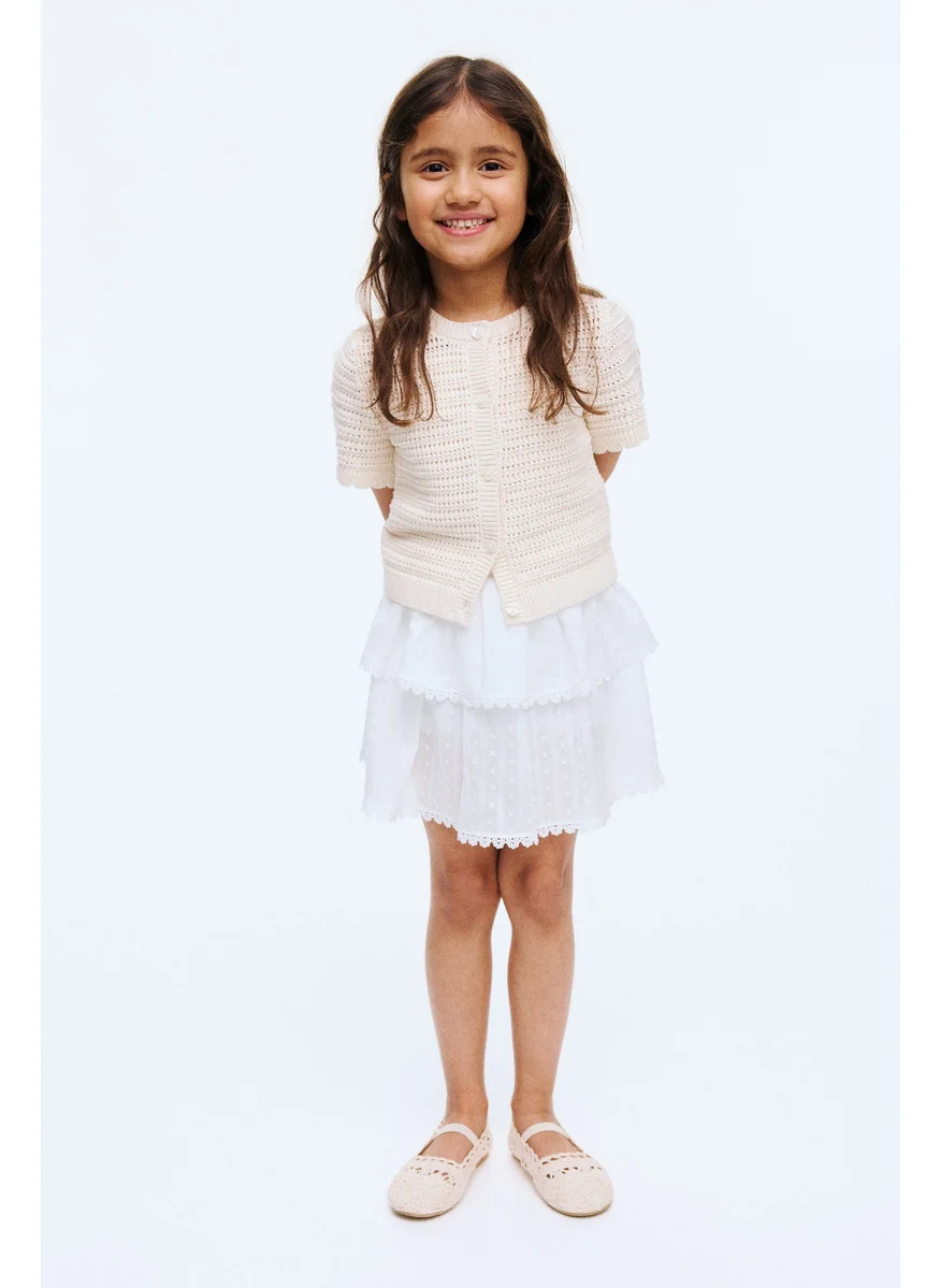 H&M Tiered Cotton Skort