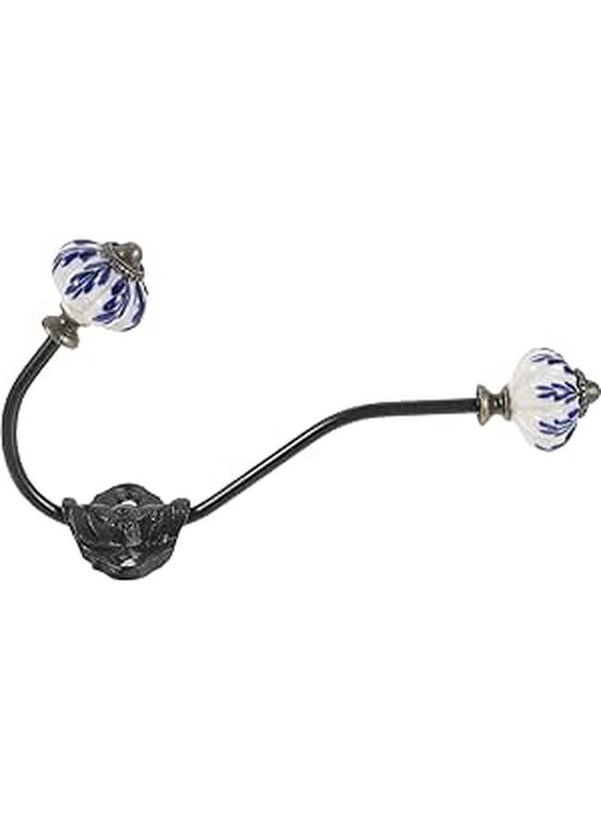 Vintage Iron Pumpkin Coat Hooks Heavy Duty Metal Wall Mounted Rack For Entryway Bathroom - Image 1