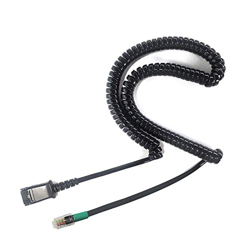 IPD U10P-S Bottom Headphone Adapter Phone Cord Cable Compatible with Yealink, Snom,Grandstream & LG IP Phones U10P-S Bottom with RJ9 Cord Jack - Image 4