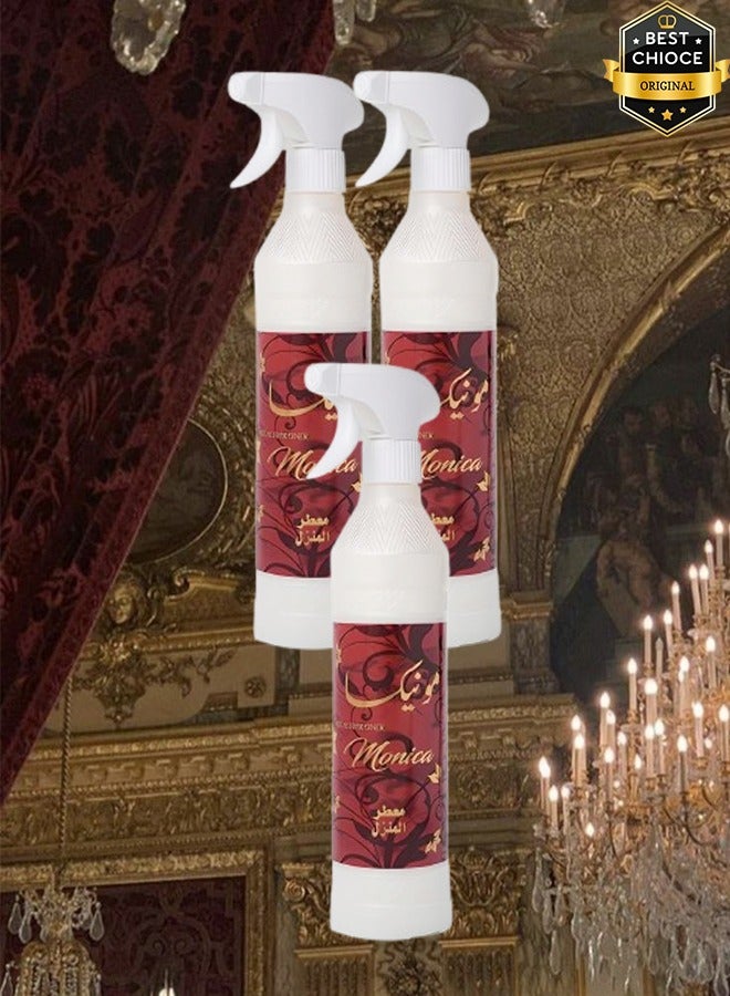 Banafa 3 Pieces Monica Air Freshner 500ml - Image 1