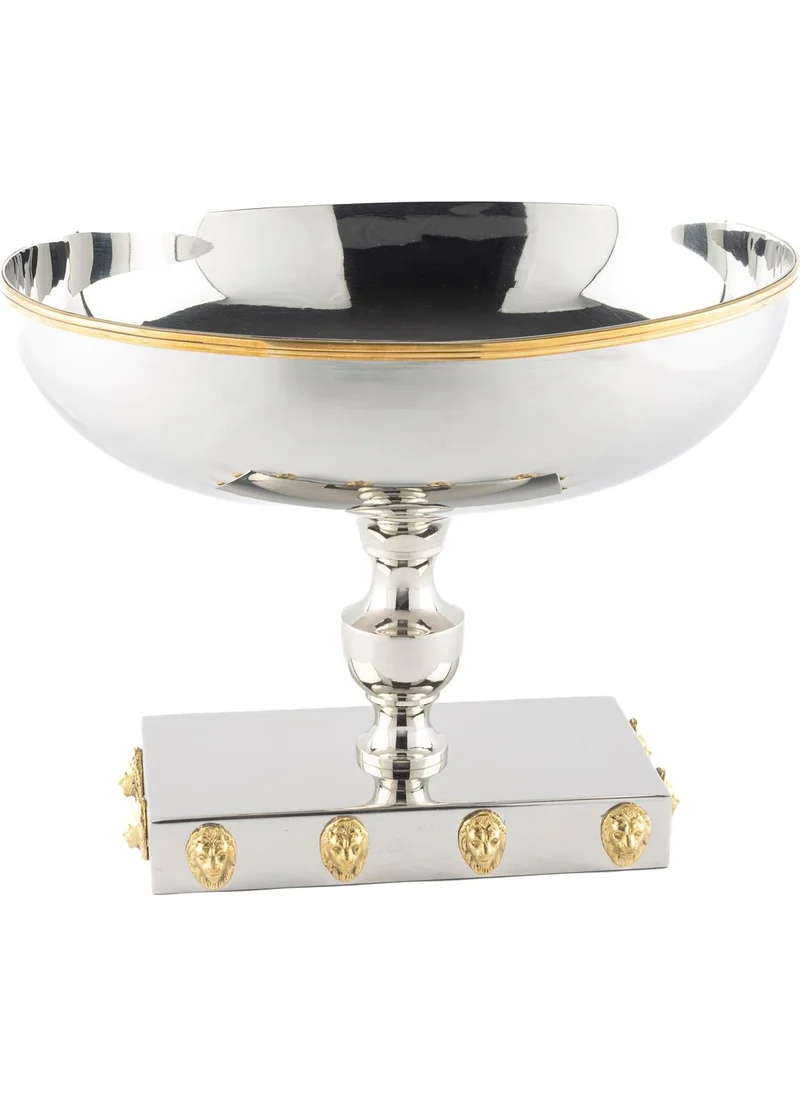 Mikasa Moor Silver Bowl with Stand 30X24CM