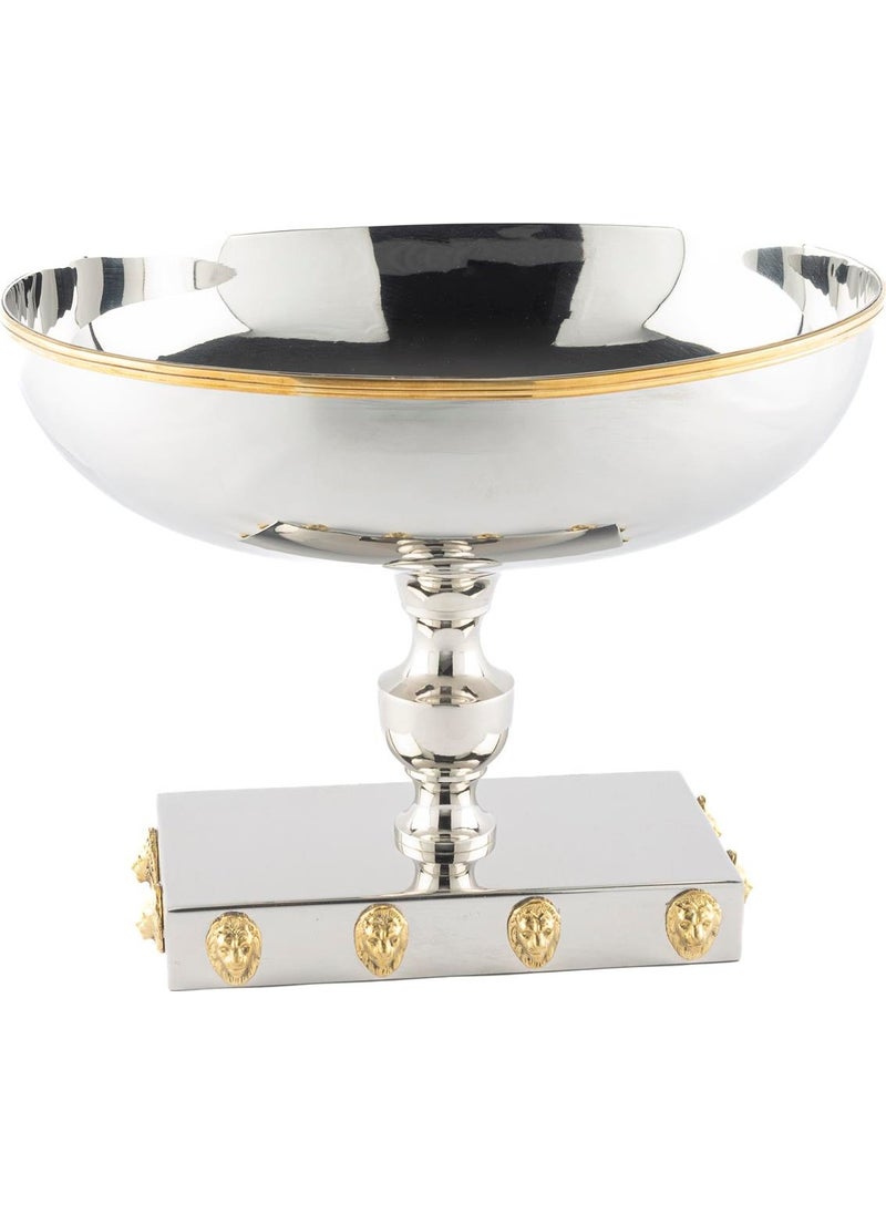 Mikasa Moor - Silver Bowl with Stand 30X24CM - Image 1