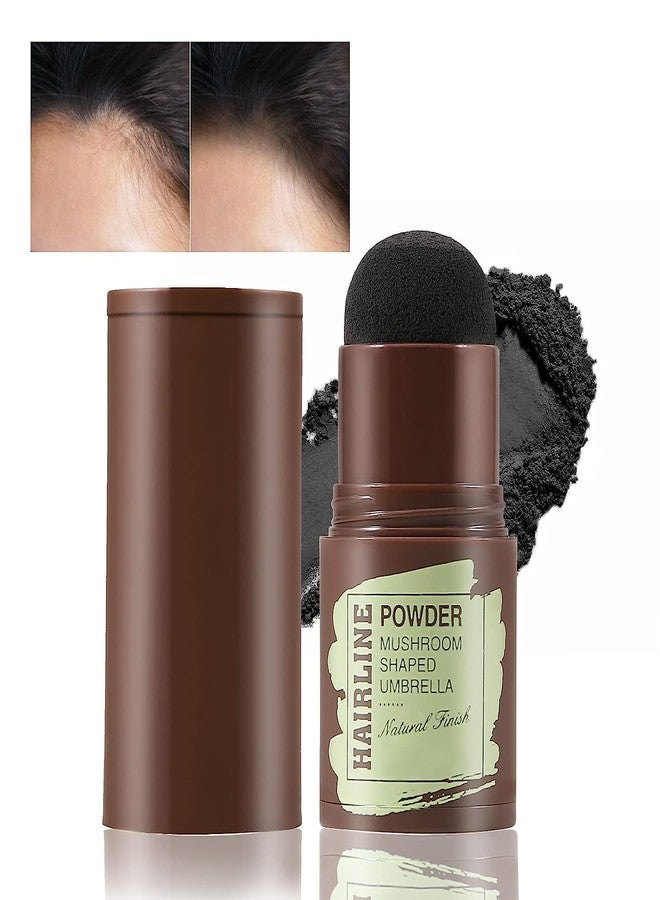 Medigo Hair Root Touch-Up Hair Shadow Quick Cover Thinning Hair In Seconds, Root Concealer Instantly Conceals Hair Loss For Natural Looking Powder Stick With Eyebrow Stamp (Black), 1 Count - Image 1