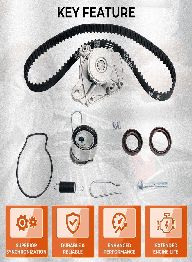 ISINSWIFT Timing Belt Kits With Water Pump Replacement for 2001-2005 Civic DX - Image 4