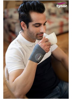 Tynor Wrist Brace With Thumb, Grey, Universal Size, 1 Unit  - Image 3