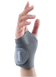 Tynor Wrist Brace With Thumb, Grey, Universal Size, 1 Unit  - Image 1